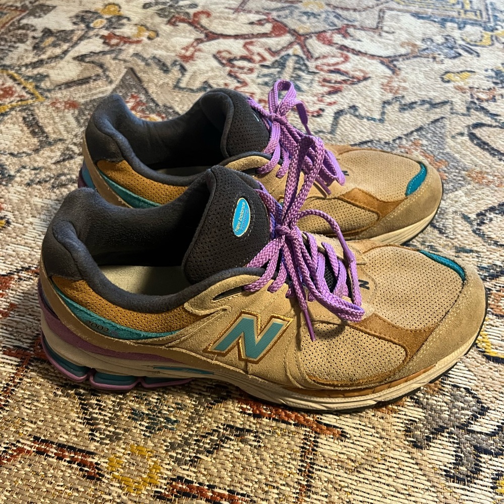 New Balance Tan and Purple Men's 2002R